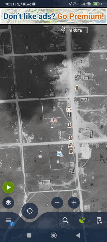 Как открыть и использовать старинную карту в Locus Map