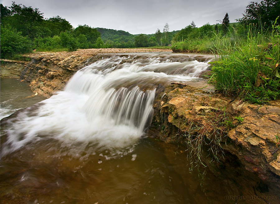 водопад в Баракаевской