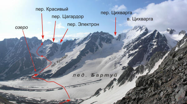 Панорама с пер. Геби-Бартуй на восток (щелкните по фото для увеличения)